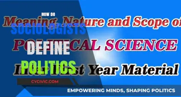 Understanding Politics: Sociological Perspectives and Definitions Explored