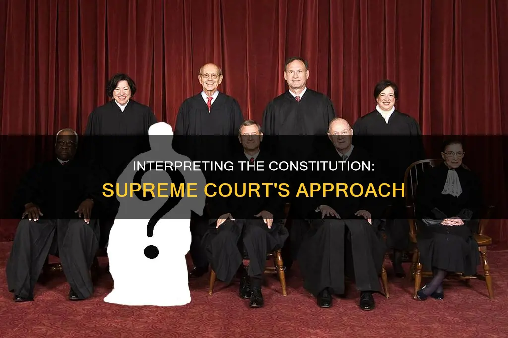 how do supreme court justices interpret the constitution