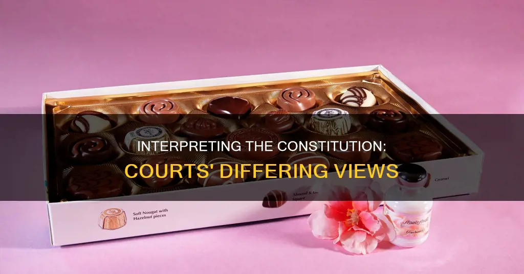 how do the courts interpret the constitution differently