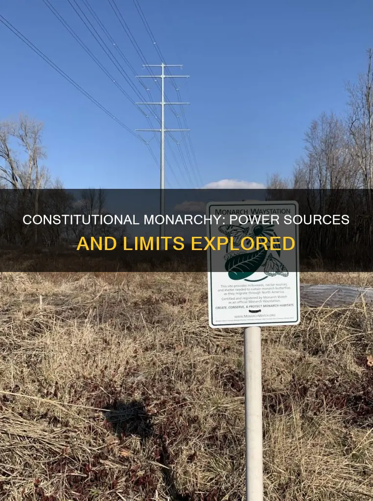 how do they get their power for constitutional monarchy