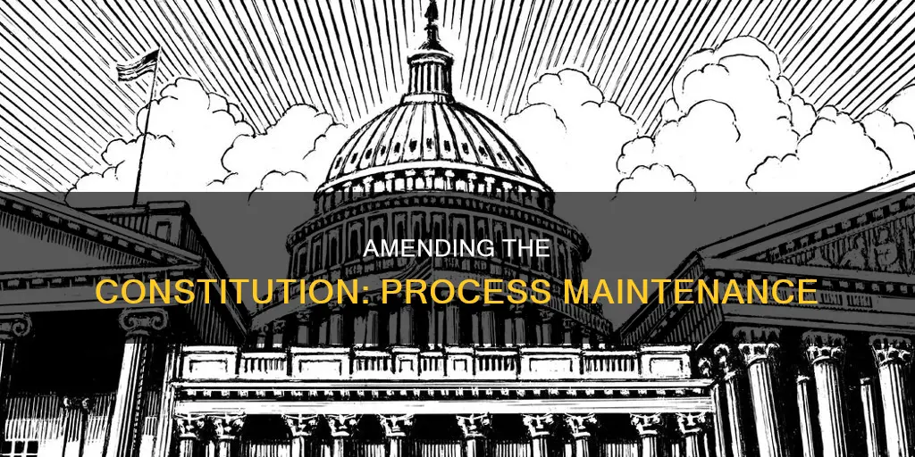 how do we maintain the ammendment process within the constitution