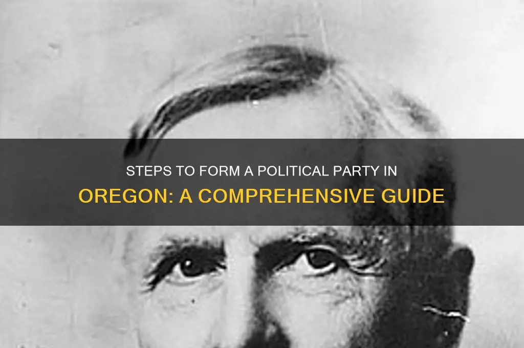 how do you become a political party in oregon