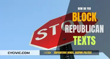 Stop Republican Texts: Regain Peace with a Simple Block