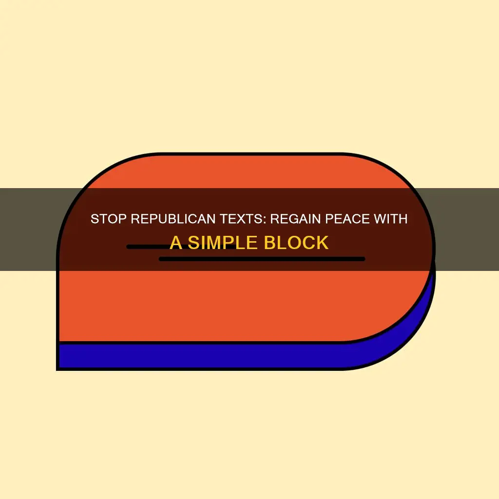 how do you block republican texts