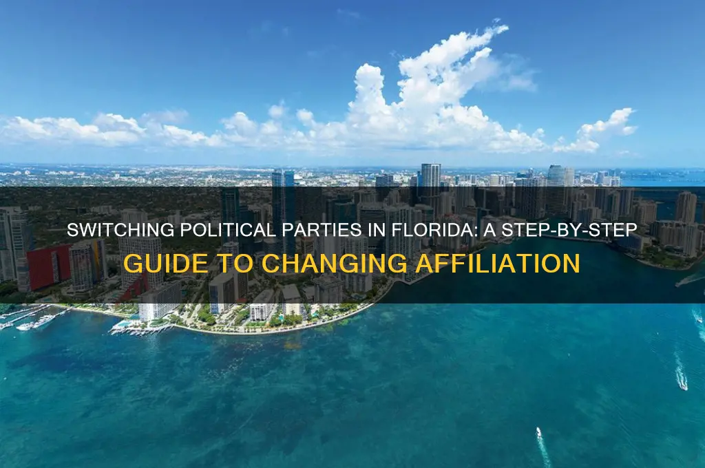 how do you change political parties in florida