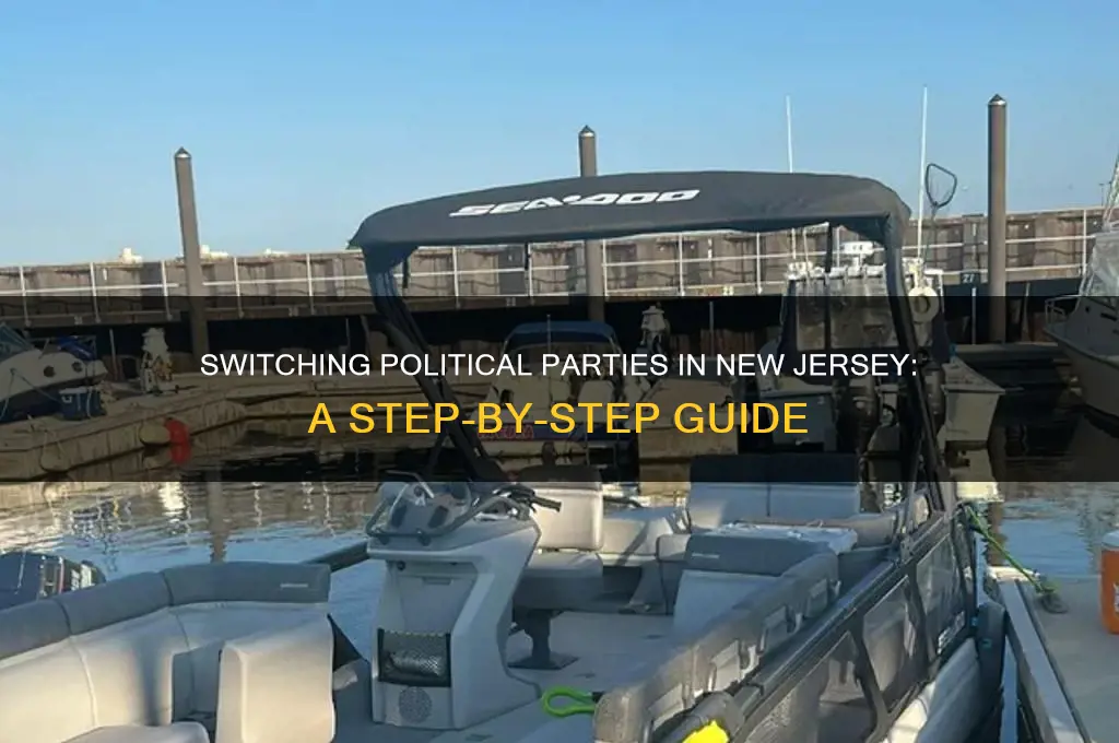 how do you change political parties in new jersey