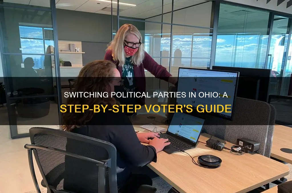 how do you change political parties in ohio