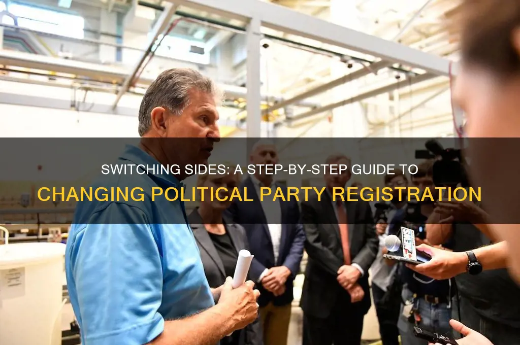 how do you change political party registration