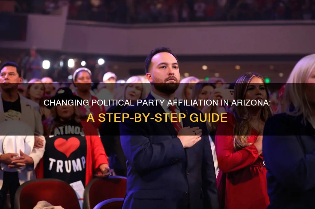 how do you change your political party affiliation in arizona
