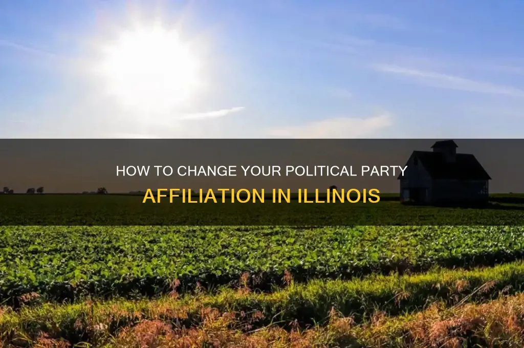 how do you change your political party affiliation in illinois