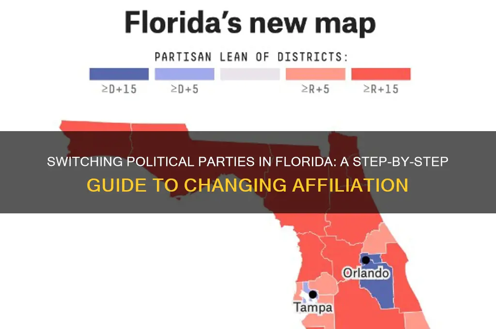 how do you change your political party in florida