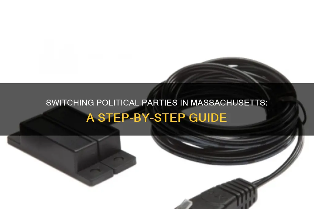 how do you change your political party in massachusetts