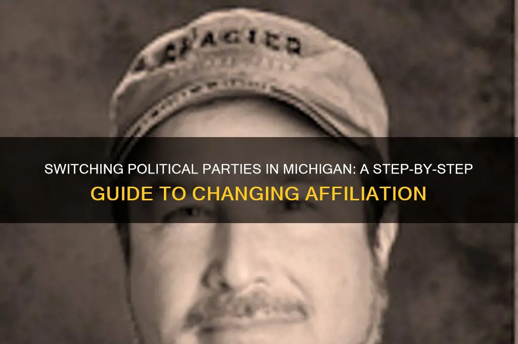 how do you change your political party in michigan