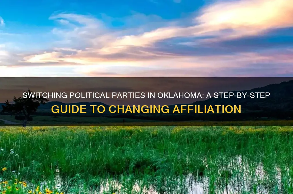 how do you change your political party in oklahoma