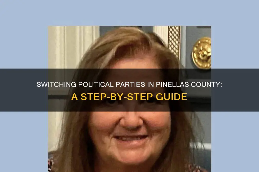 how do you change your political party in pinellas county
