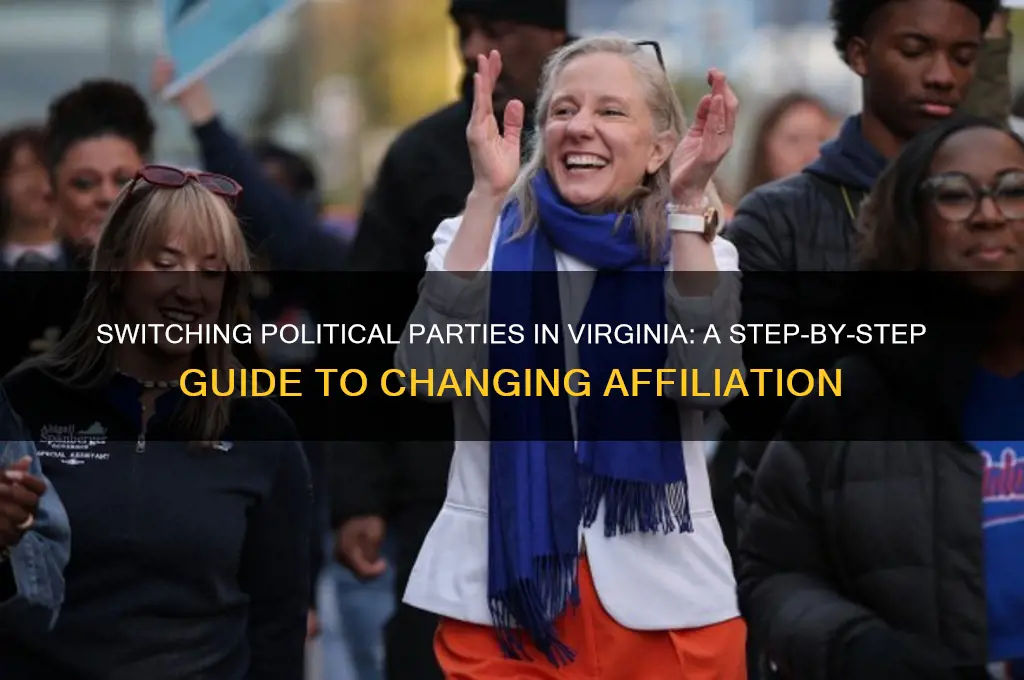 how do you change your political party in virginia