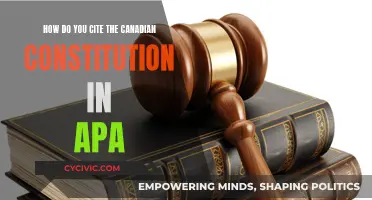 Citing the Canadian Constitution: APA Style Guide