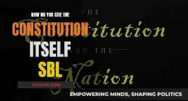 Citing the Constitution: SBL Style Guide