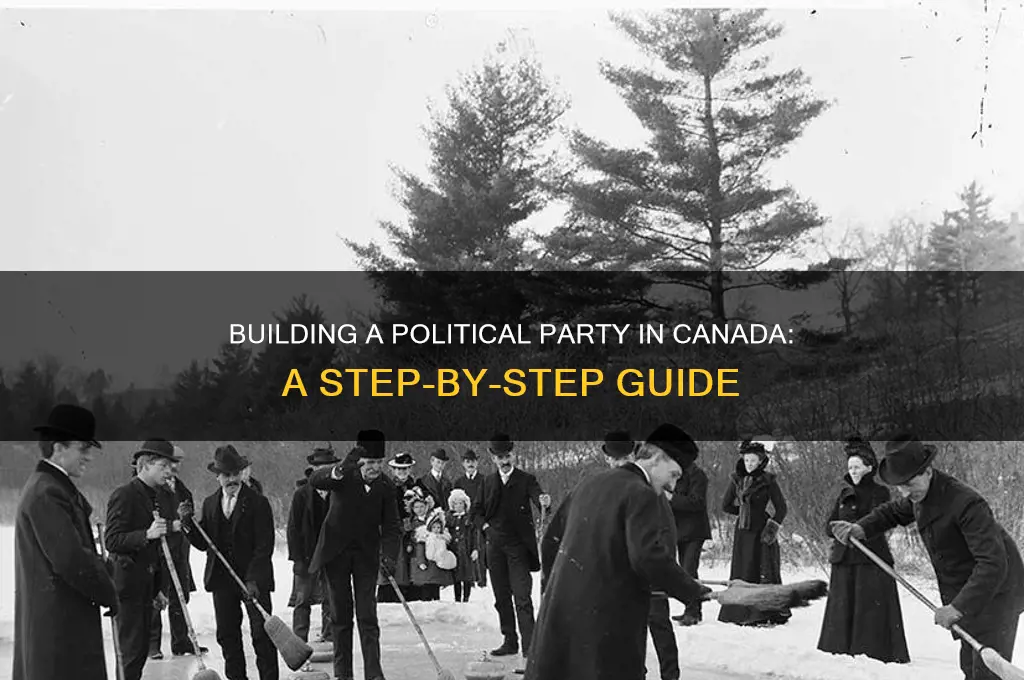 how do you create a political party in canada