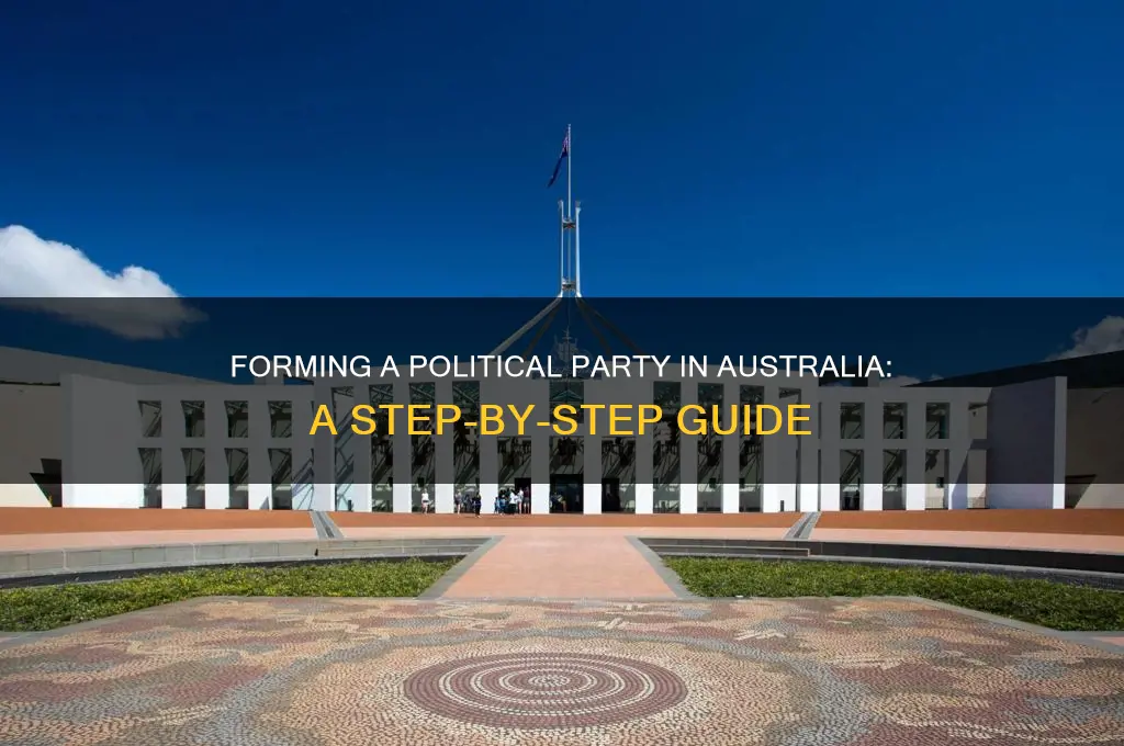 how do you form a political party in australia