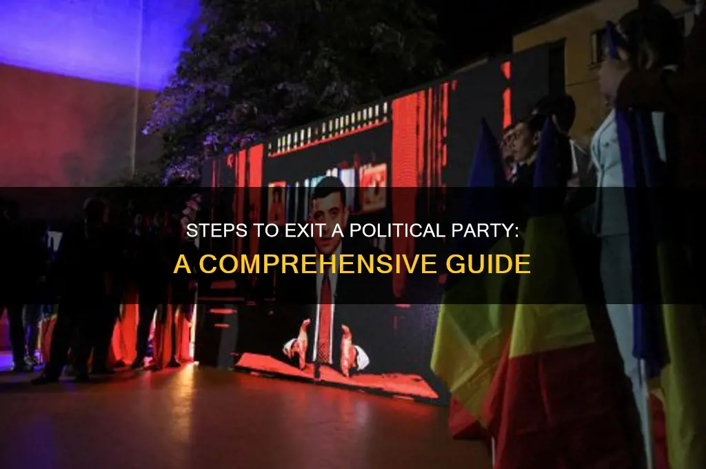 how do you get removed from a political party