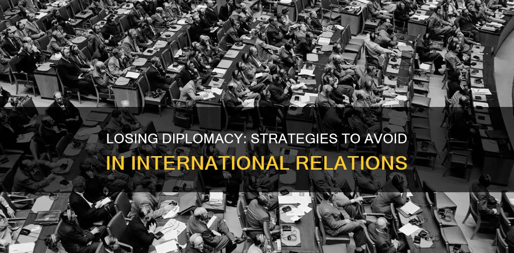 how do you lose diplomacy