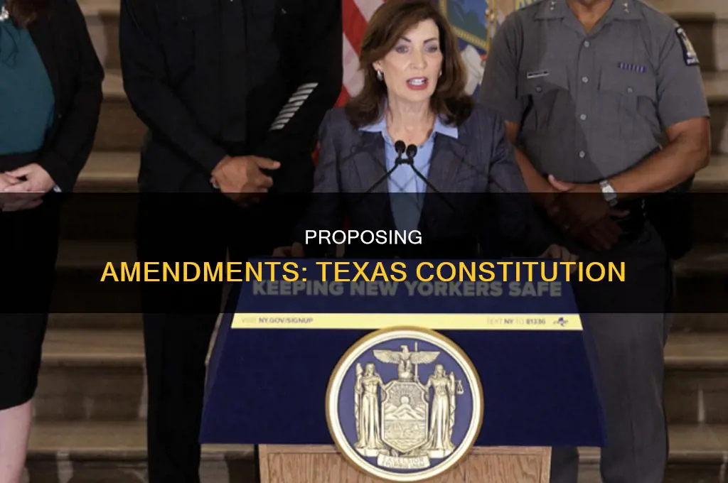 how do you propose a constitutional amendment in texas