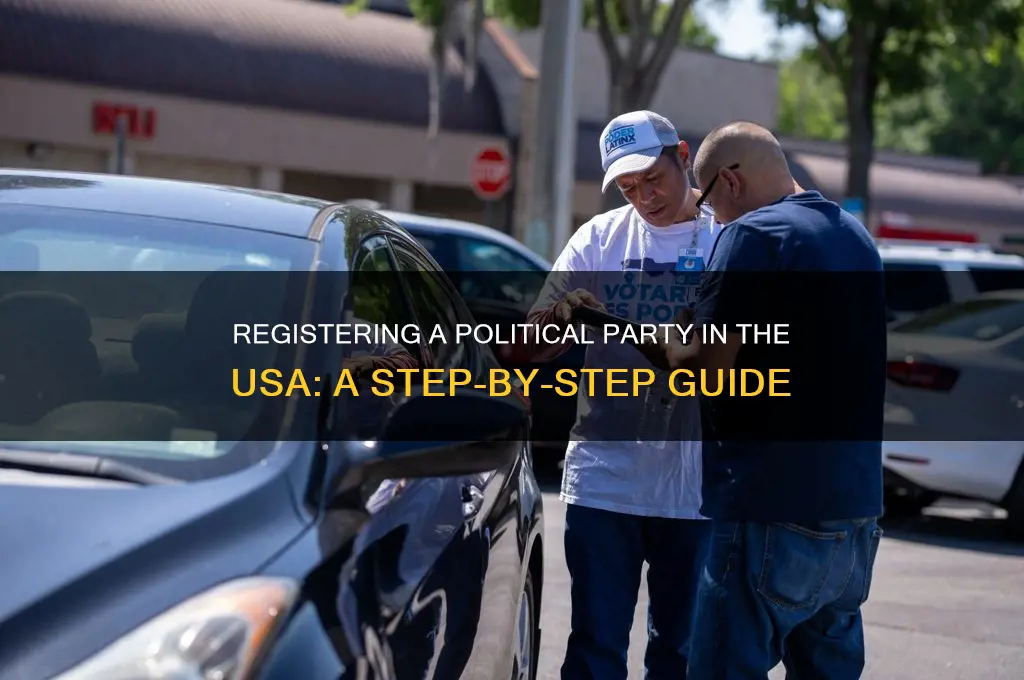 how do you register a political party in usa