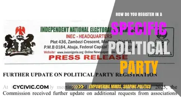 Step-by-Step Guide to Registering with Your Chosen Political Party