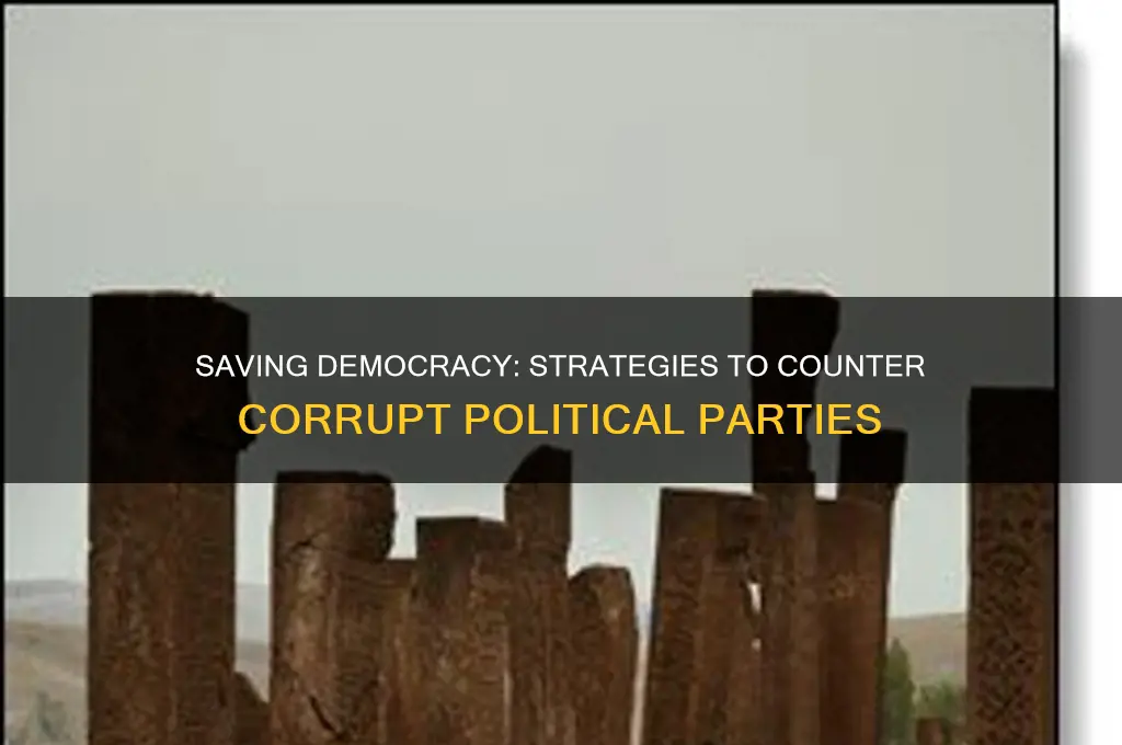 how do you save democracy from a corrupt political party