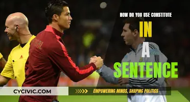 Mastering "Constitute" in a Sentence