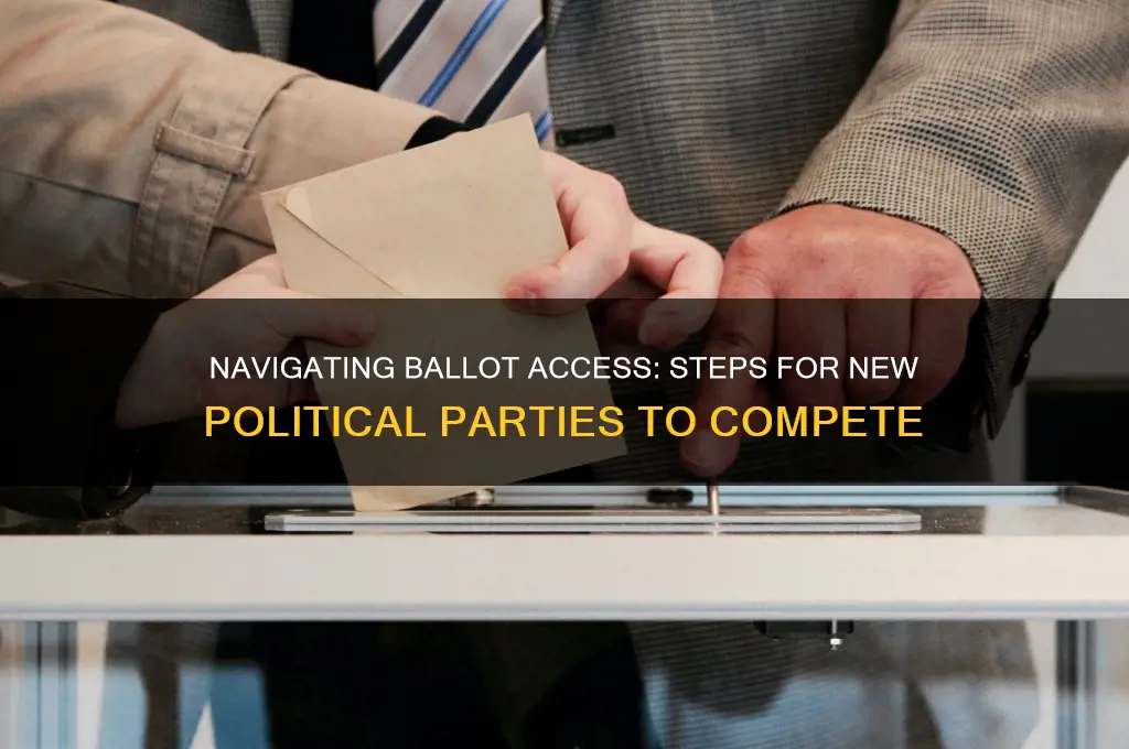 how does a new political party get on the ballot