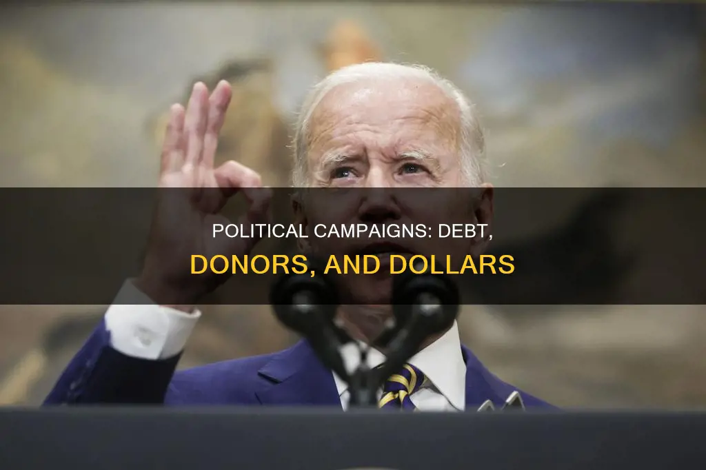 how does a political campaign go into debt