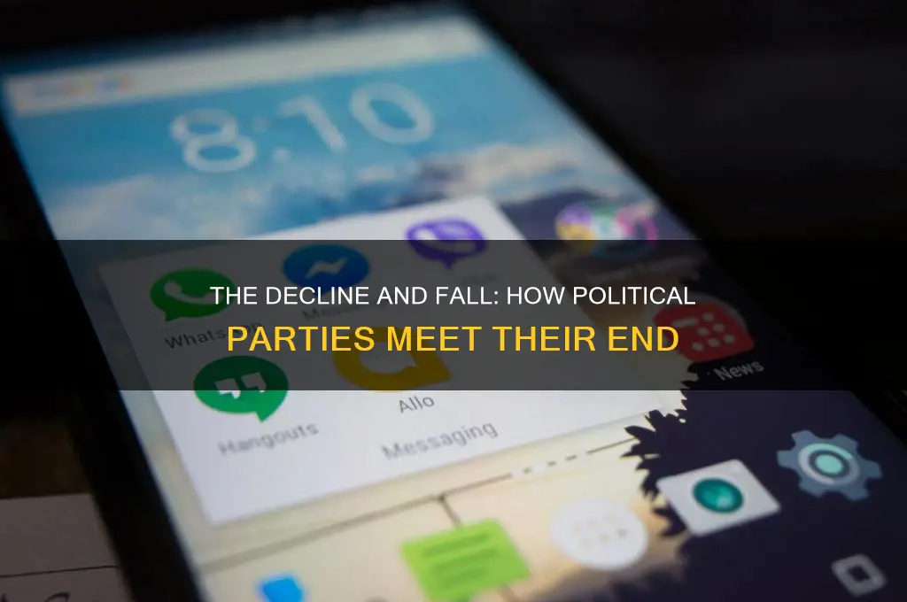 how does a political party die
