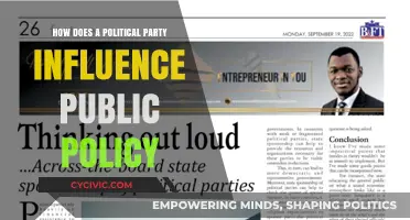 How Political Parties Shape Public Policy: Mechanisms and Impact