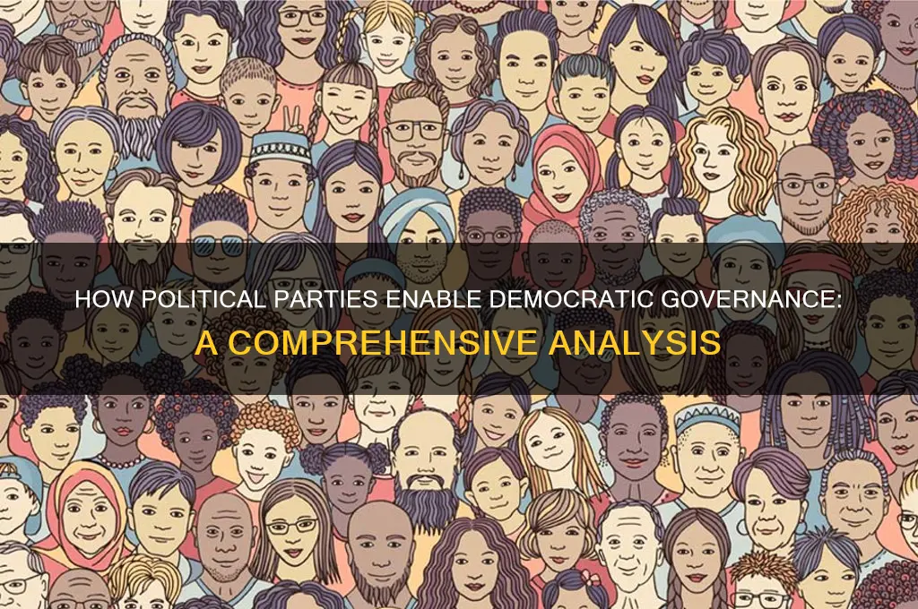 how does a political party make democratic government possible