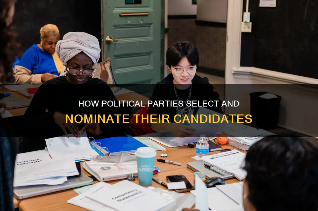 how does a political party nominate a candidate