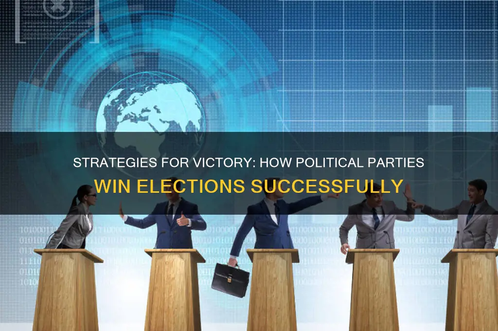 how does a political party win an election