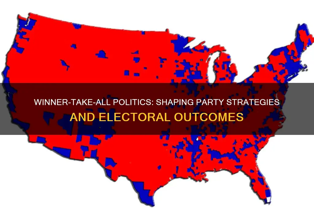 how does a winner take all system influence political parties