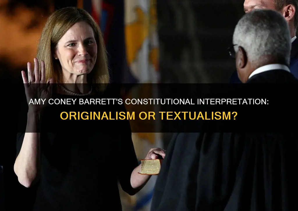 how does amy coney barrett interpret the constitution