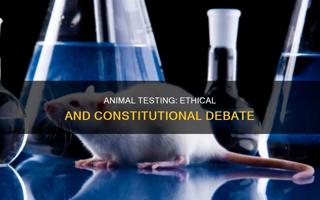 how does animal testing relate to the constitution