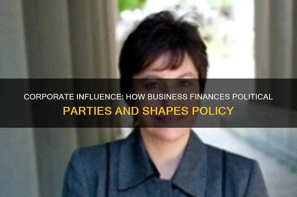 how does business finance political parties
