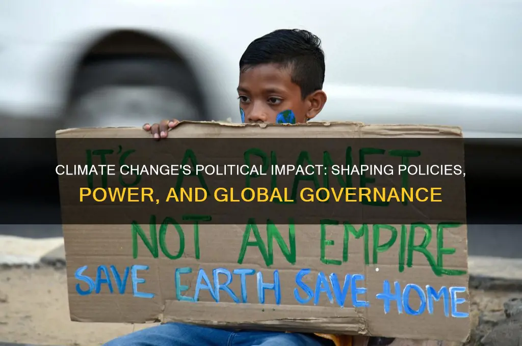 how does climate changeaffect politics