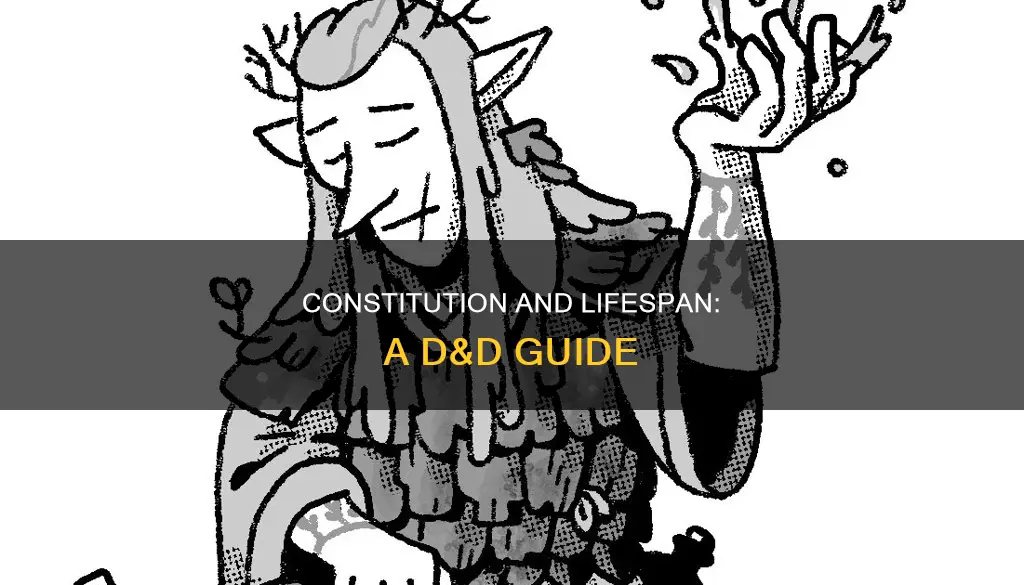 how does constitution affect lifespan in d&d