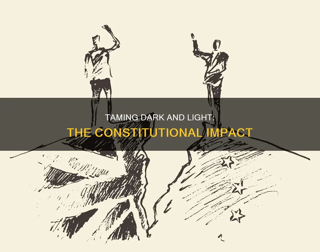 how does constitution affect taming dark and light