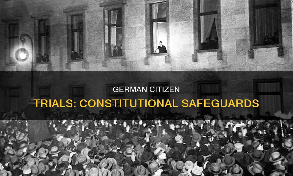 how does constitution prevents us to trial a german citizen