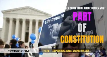 The Court's Undue Burden Test: Constitutional Rights Impact