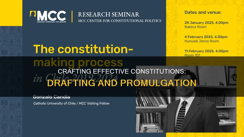 how does drafting and promulgation of constitution make it effective