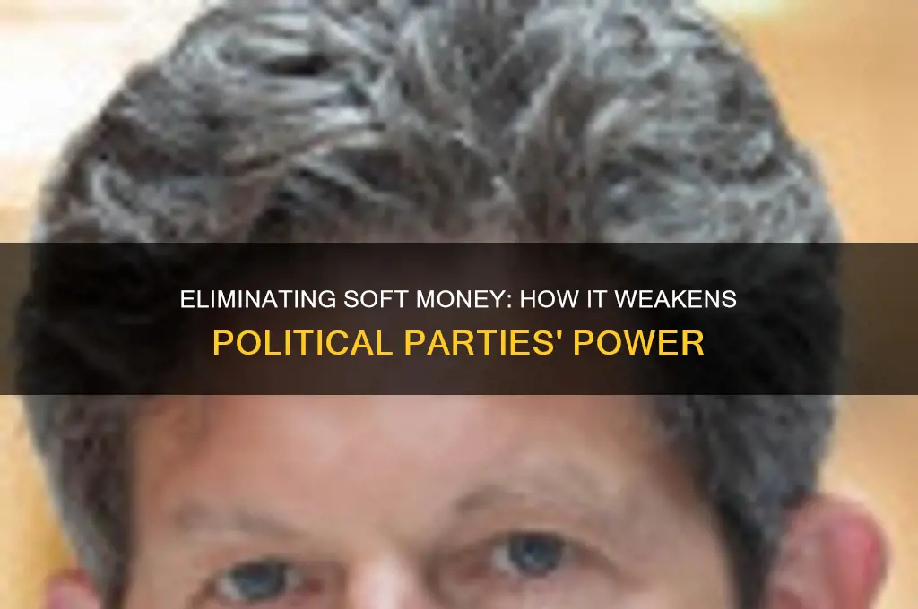 how does eliminating soft money weaken political parties