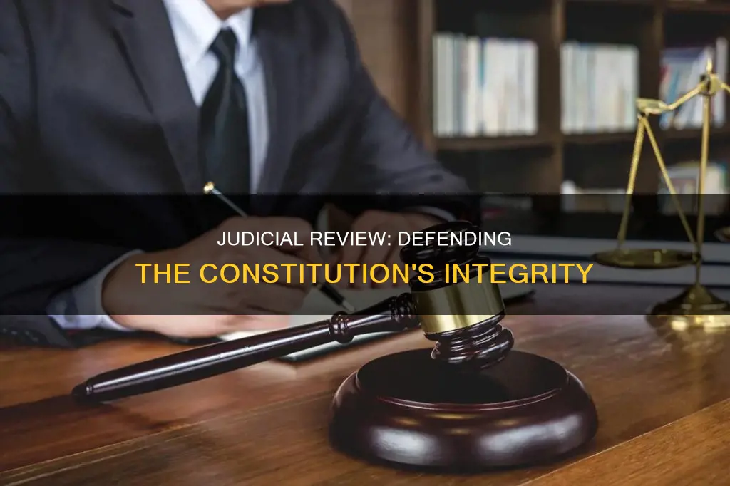 how does judicial review protect the integrity of the constitution